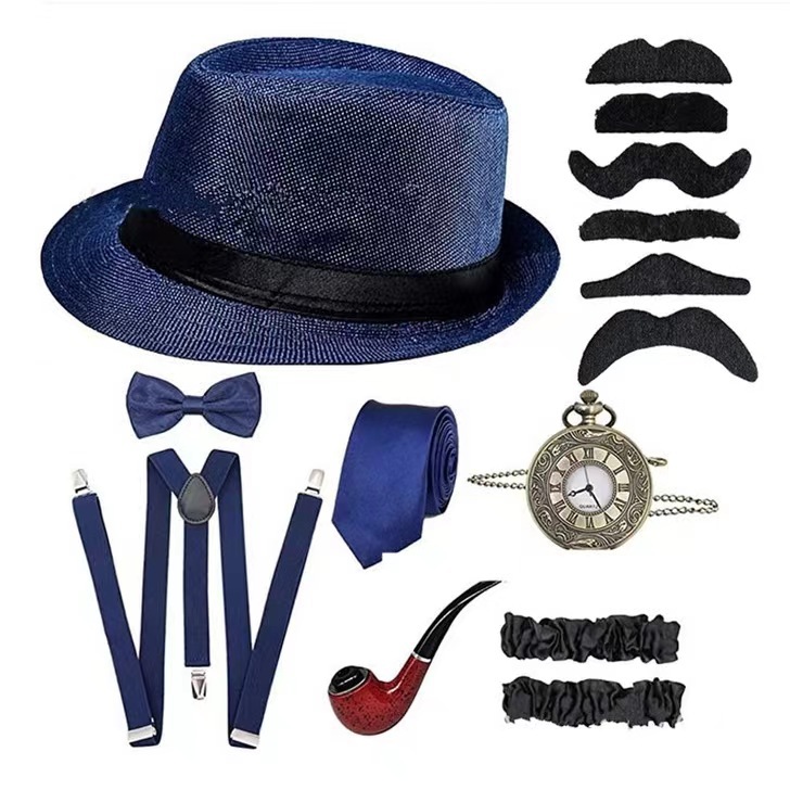 1920S Mens Gatsby Gangster Cos - Men'S Accessories In The 1920S ulasan dan harga