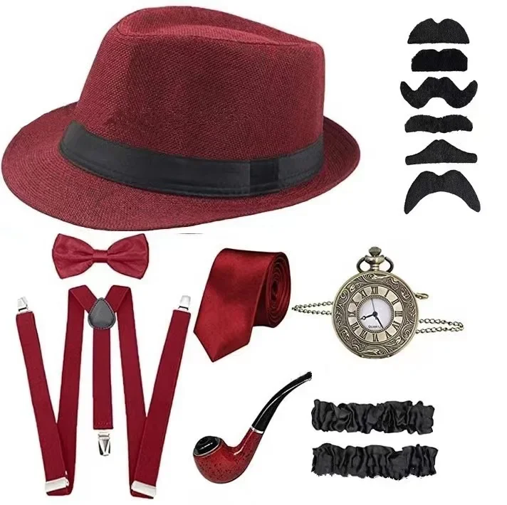 Men Party Props 1920S Theme Co - Men'S Accessories In The 1920S ulasan dan harga