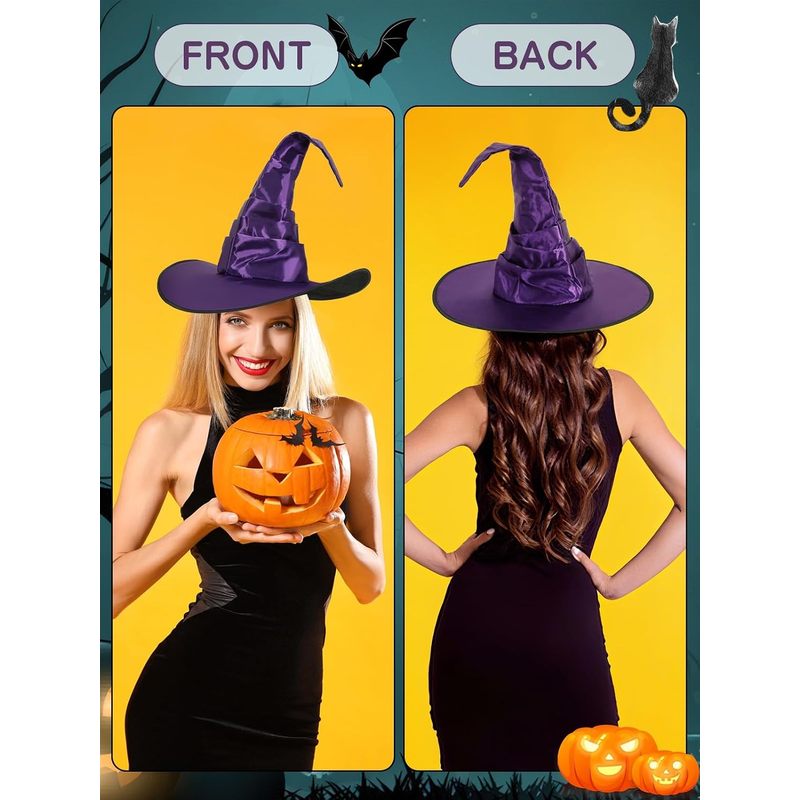Halloween Witch Hat Costume, B - Men Accessories All ulasan dan harga