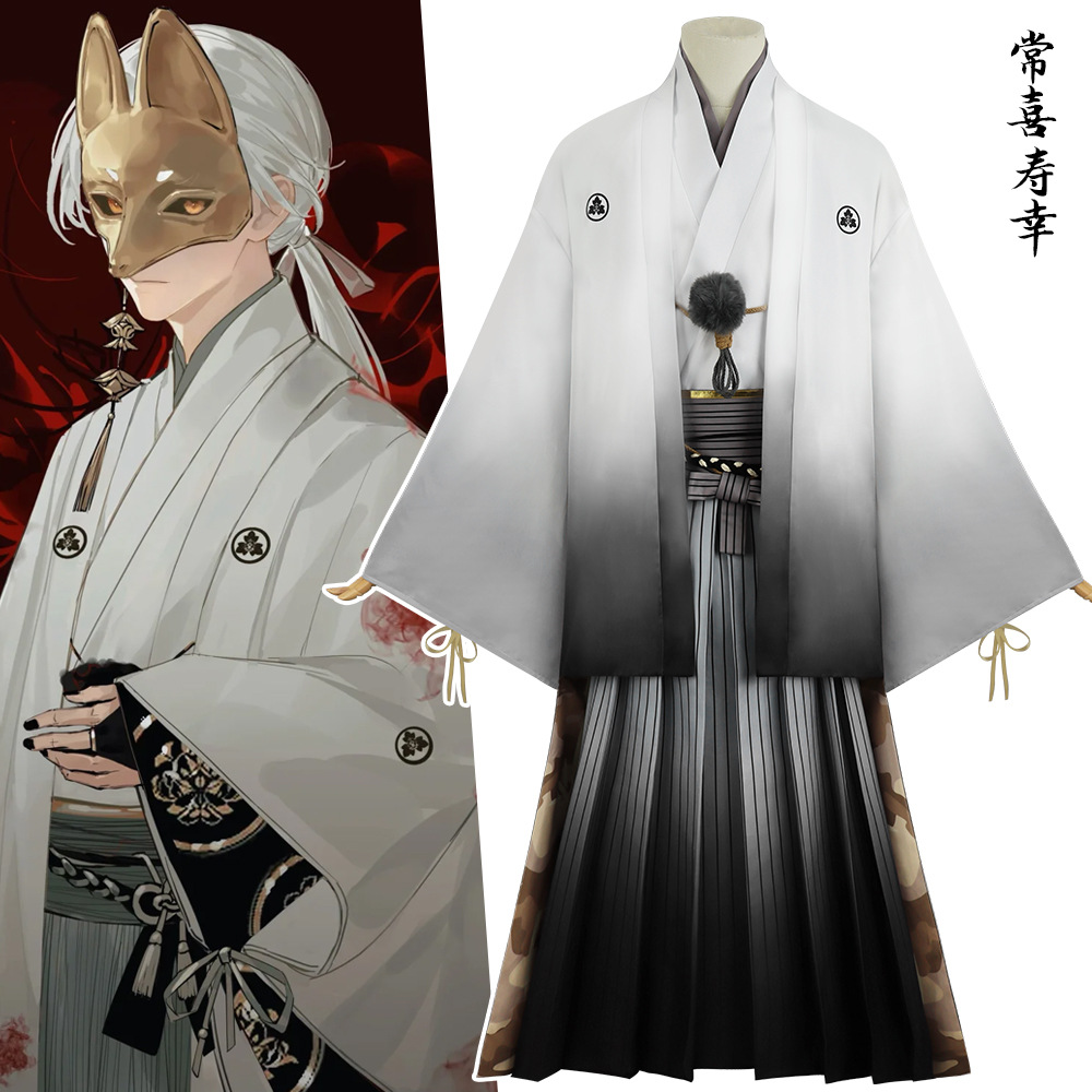 Fox Man Mask Cosplay Anime Hil - Men'S Kimono Accessories ulasan dan harga
